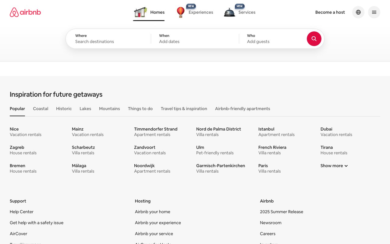 Airbnb screenshot