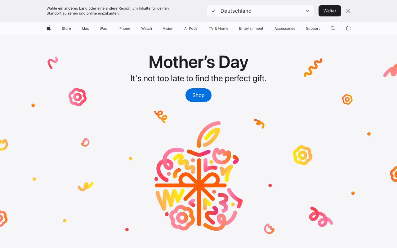 Apple screenshot