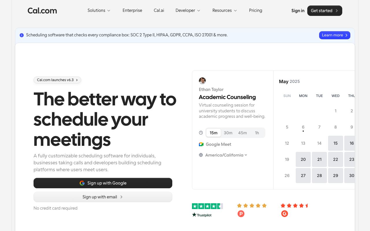 Cal.com screenshot