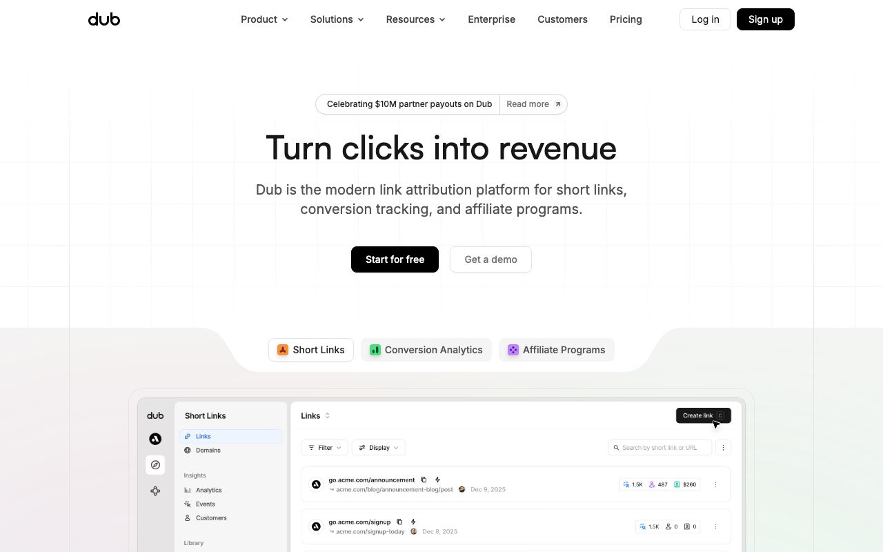 Dub.co screenshot