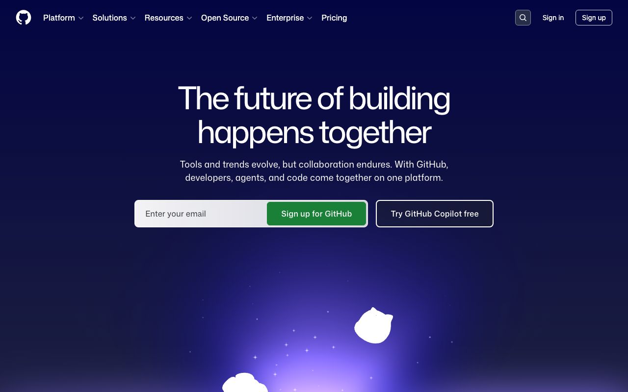GitHub screenshot