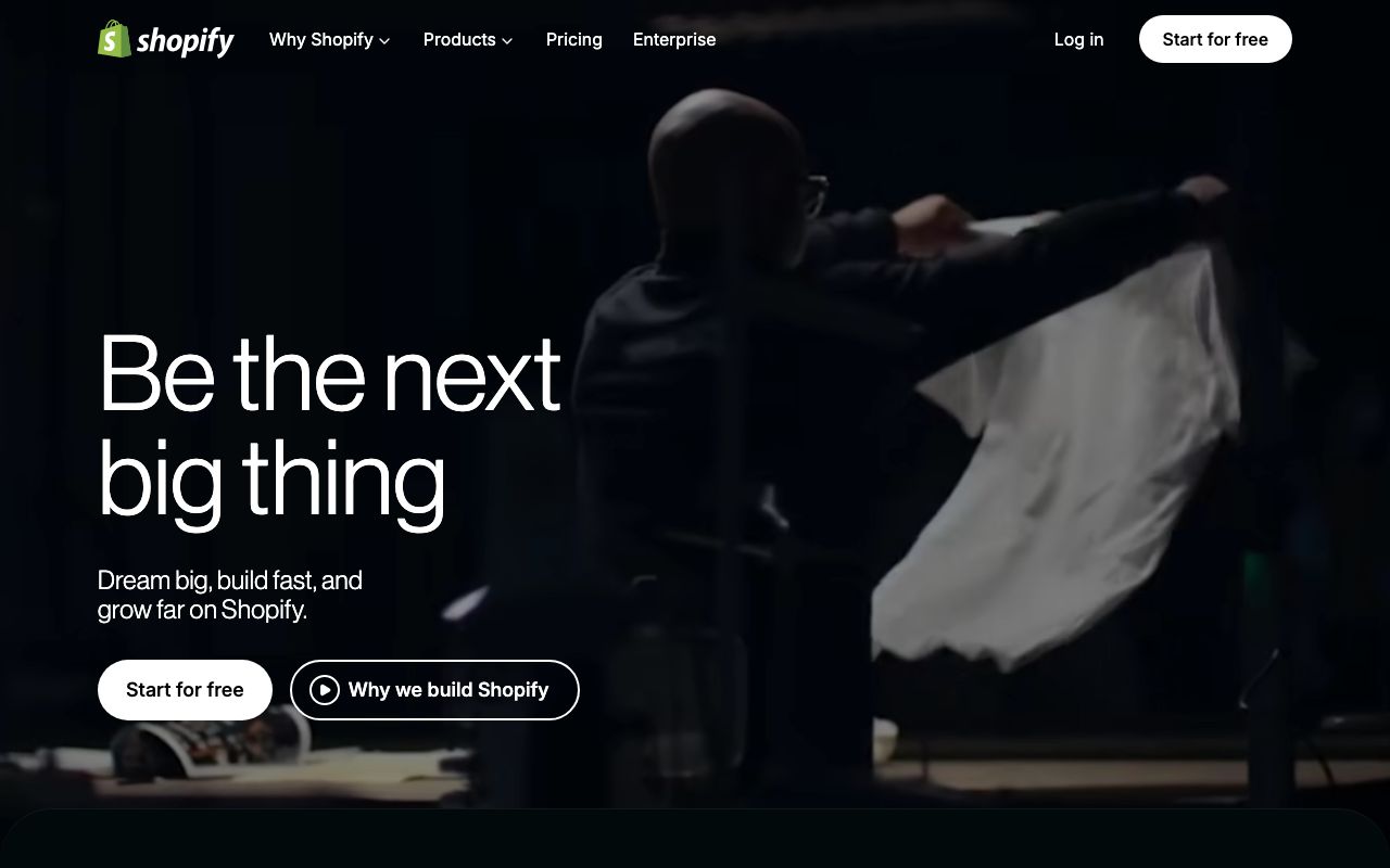 Shopify screenshot